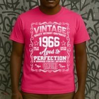 60th Birthday 1966 Vintage Quality Without Compromise Aged To Perfection Genuine T-Shirt thumb 3
