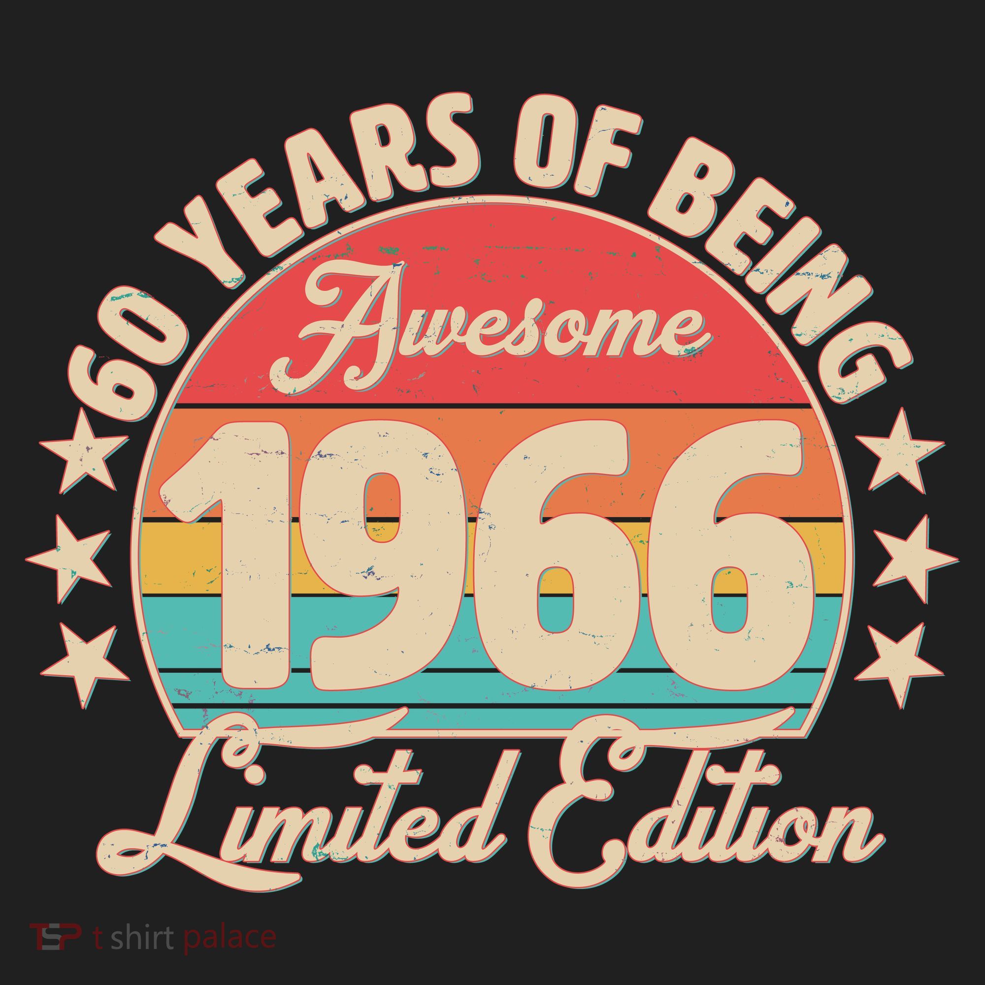 60th Birthday 60 Years Of Being Awesome 1966 Limited Edition Beanie