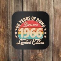 60th Birthday 60 Years Of Being Awesome 1966 Limited Edition Coaster thumb 0