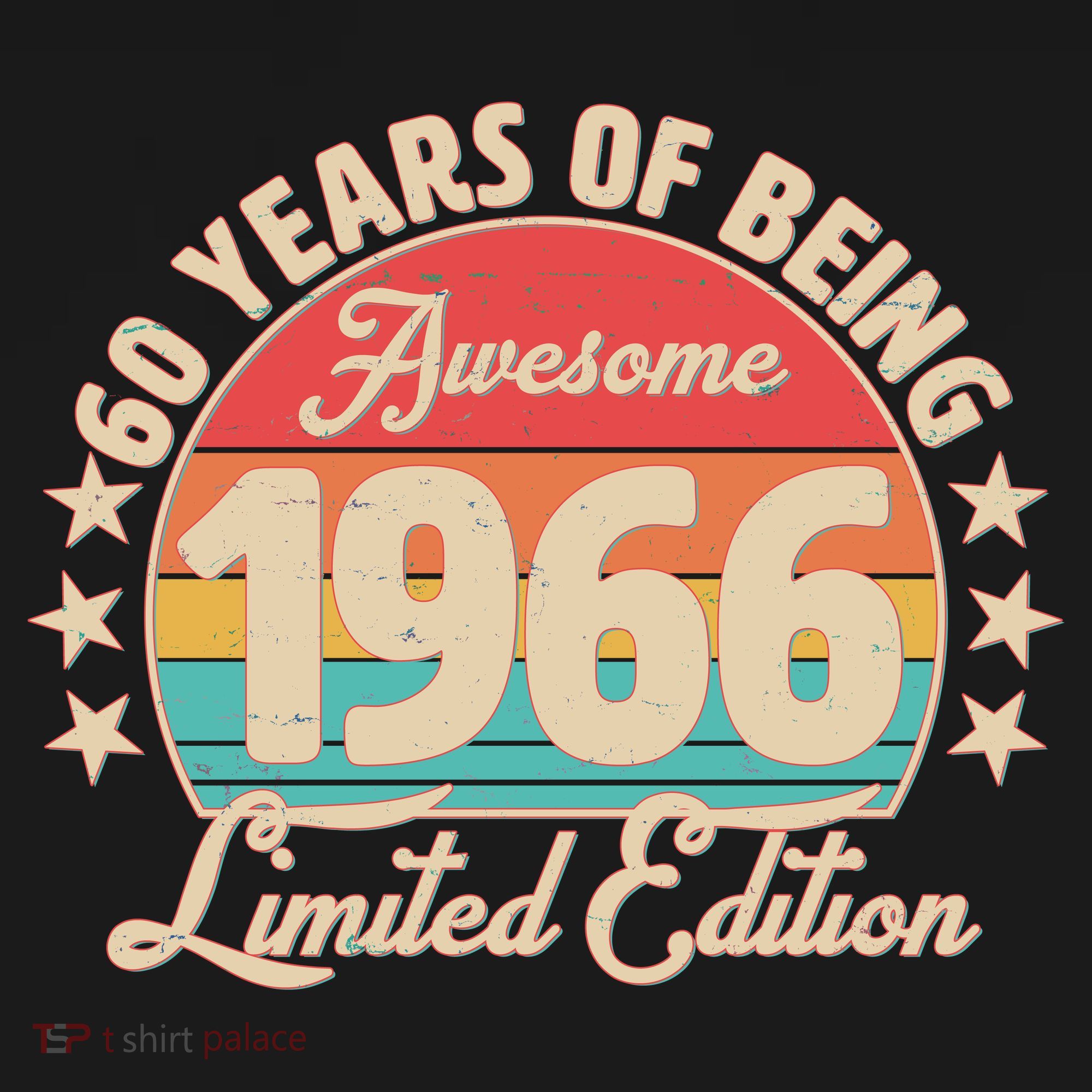 60th Birthday 60 Years Of Being Awesome 1966 Limited Edition Women's Hoodie