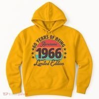 60th Birthday 60 Years Of Being Awesome 1966 Limited Edition Hoodie thumb 0