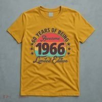 60th Birthday 60 Years Of Being Awesome 1966 Limited Edition T-Shirt thumb 5