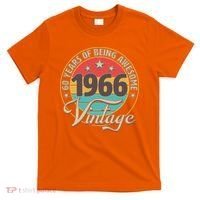 60th Birthday 60 Years Of Being Awesome 1966 Vintage  T-Shirt thumb 0