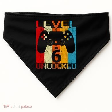 6th Birthday USA-Made Doggie Bandana
