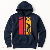 6th Birthday 6 Years Old Bmx Bike Lover Bday Funny Hoodie thumb 0