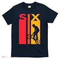 6th Birthday 6 Years Old Bmx Bike Lover Bday Funny T-Shirt thumb 0