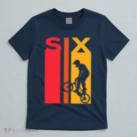 6th Birthday 6 Years Old Bmx Bike Lover Bday Funny T-Shirt thumb 5
