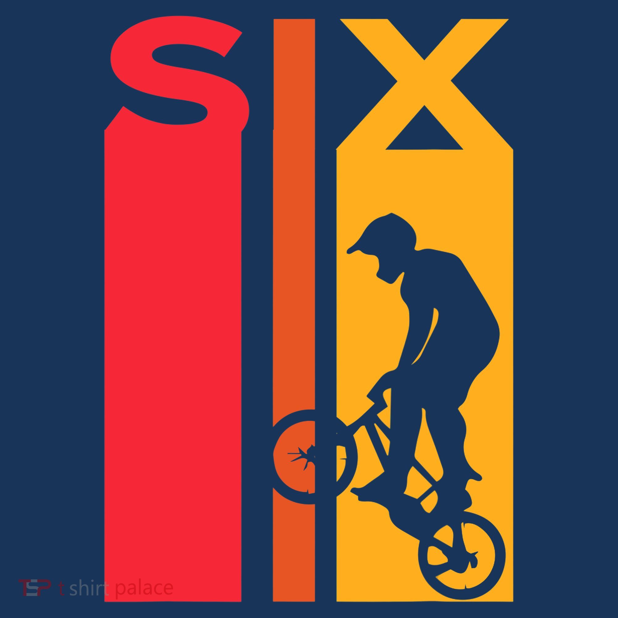6th Birthday 6 Years Old Bmx Bike Lover Bday Funny Polo