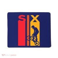 6th Birthday 6 Years Old Bmx Bike Lover Bday Funny Mousepad thumb 0