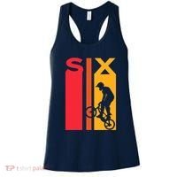 6th Birthday 6 Years Old Bmx Bike Lover Bday Funny Women's Tank Top thumb 0