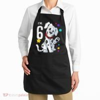 6th Birthday 6 Year Old Dalmatian Apron thumb 2