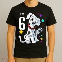 6th Birthday 6 Year Old Dalmatian T-Shirt thumb 3