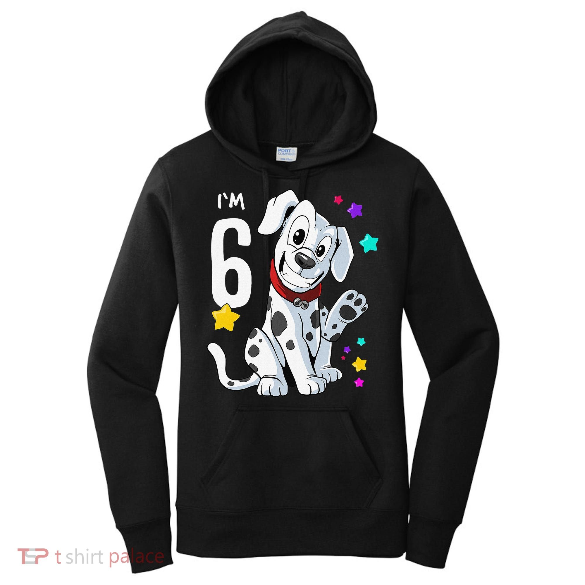 6th Birthday 6 Year Old Dalmatian Women's Hoodie