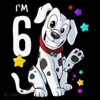 6th Birthday 6 Year Old Dalmatian Women's Hoodie thumb 2