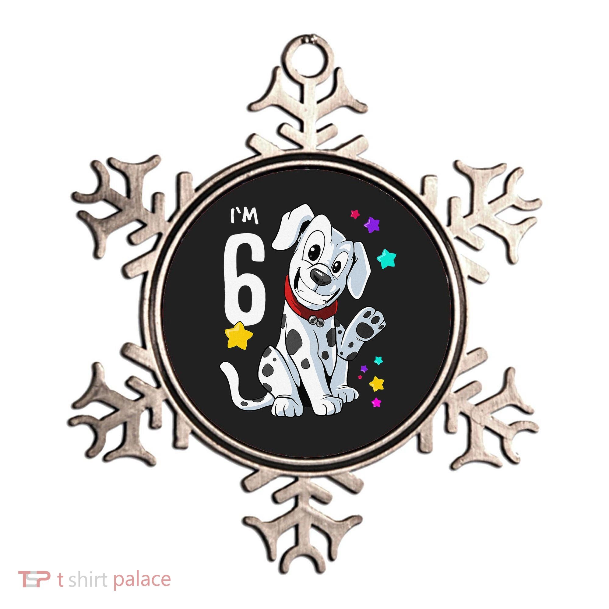 6th Birthday 6 Year Old Dalmatian Ornament
