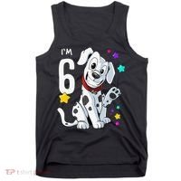 6th Birthday 6 Year Old Dalmatian Tank Top thumb 0