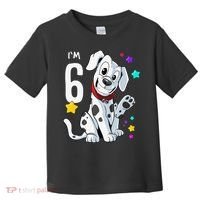 6th Birthday 6 Year Old Dalmatian Toddler T-Shirt thumb 0