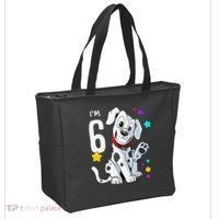 6th Birthday 6 Year Old Dalmatian Tote Bag thumb 2