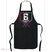 6th Birthday Baseball Home Plate Drip Ice Cream Sprinkle Gift Apron thumb 0
