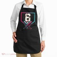 6th Birthday Baseball Home Plate Drip Ice Cream Sprinkle Gift Apron thumb 2
