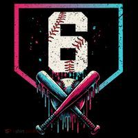 6th Birthday Baseball Home Plate Drip Ice Cream Sprinkle Gift Coffee Mug thumb 5