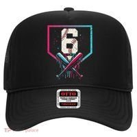 6th Birthday Baseball Home Plate Drip Ice Cream Sprinkle Gift Hat thumb 0
