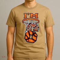 6th Birthday Basketball IM 6 Boy Girl 6th Birthday T-Shirt thumb 3