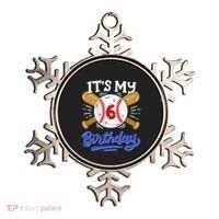 6th Baseball Birthday Party Sport Fan 6 Years Old Ornament thumb 0