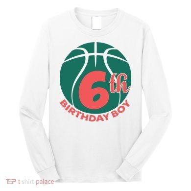6th Birthday Boy Gift For Birthday Long Sleeve Shirt