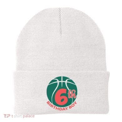 6th Birthday Boy Gift For Birthday Beanie