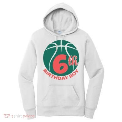 6th Birthday Boy Gift For Birthday Women's Hoodie