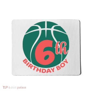 6th Birthday Boy Gift For Birthday Mousepad