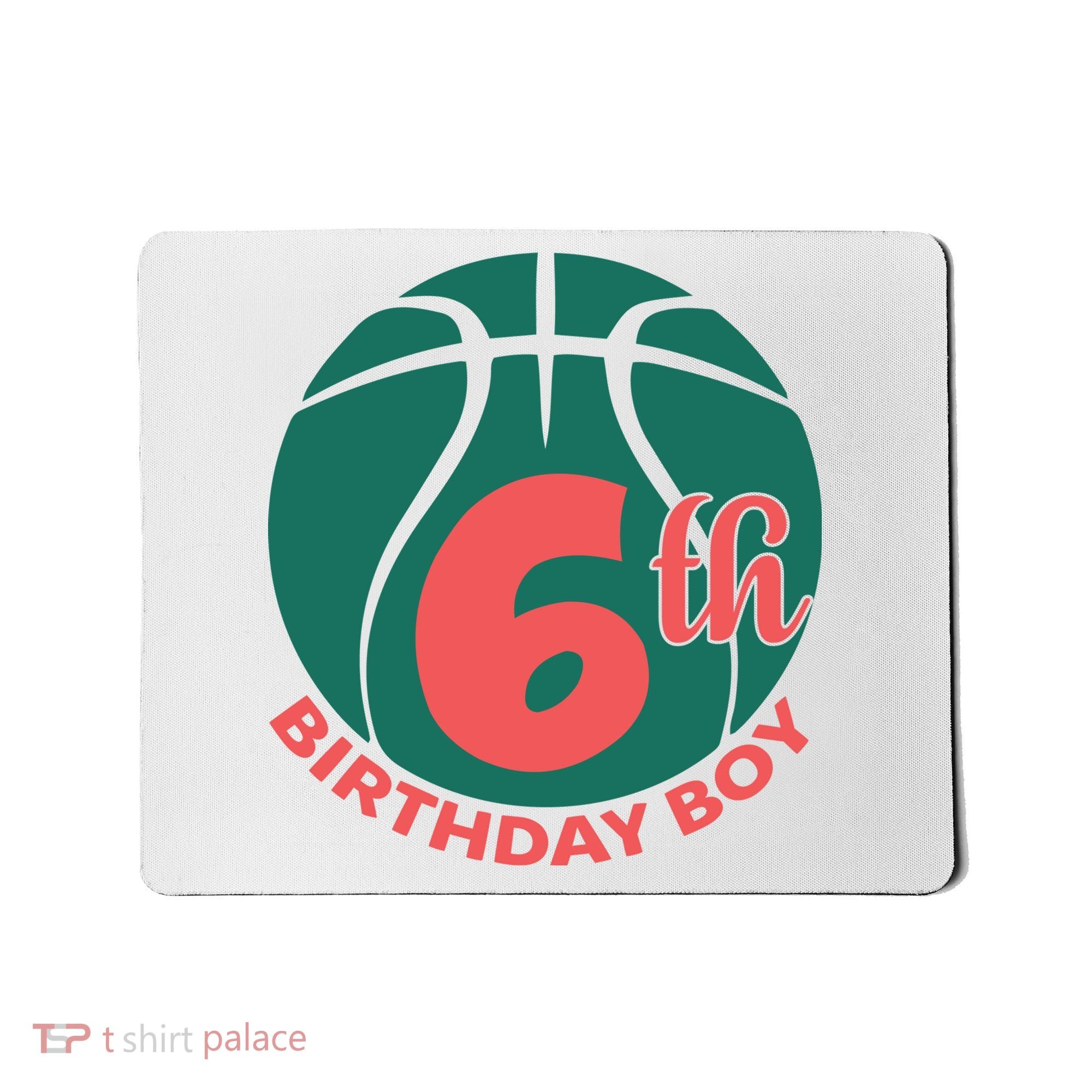 6th Birthday Boy Gift For Birthday Mousepad