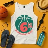 6th Birthday Boy Gift For Birthday Tank Top thumb 4