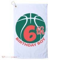 6th Birthday Boy Gift For Birthday Golf Towel thumb 0