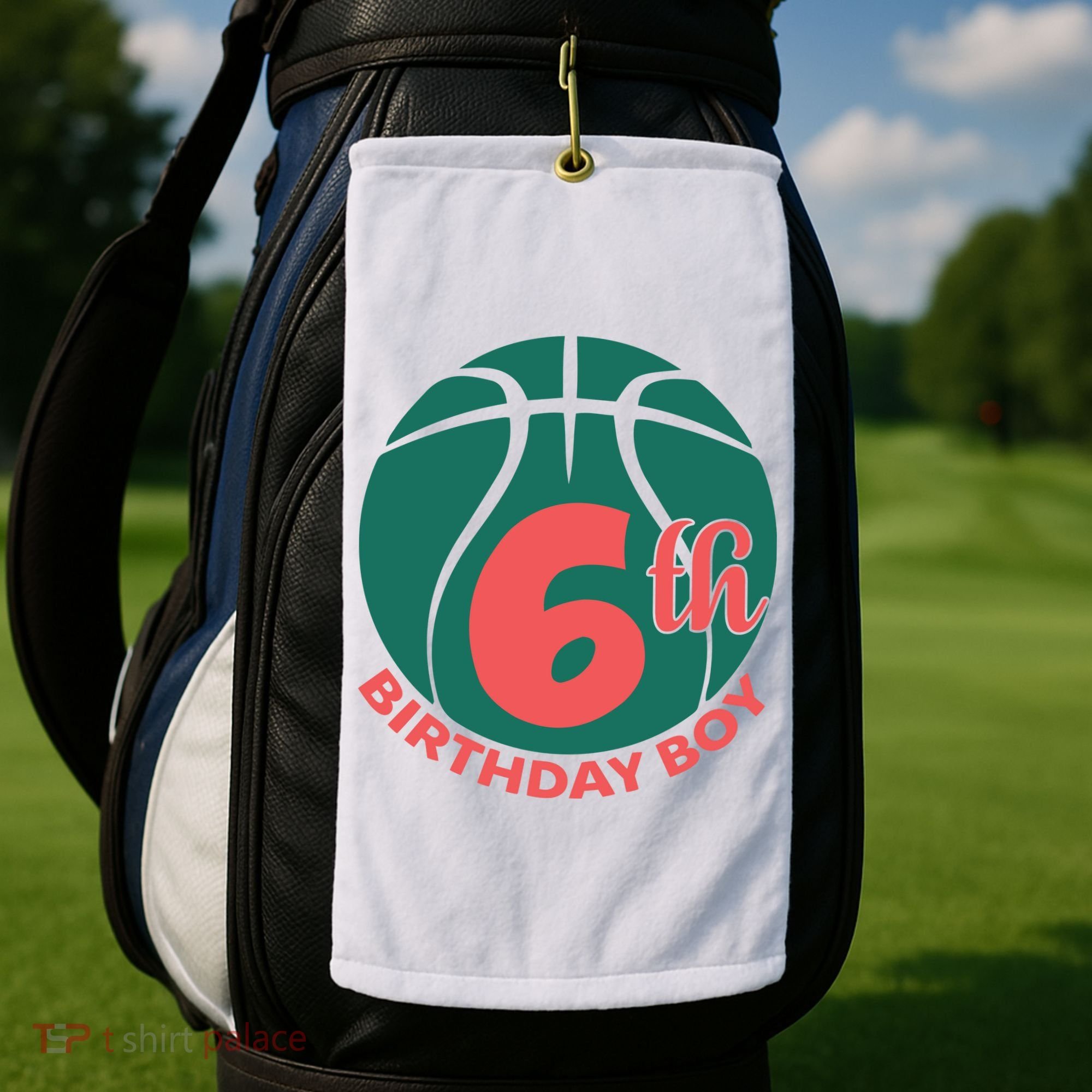 6th Birthday Boy Gift For Birthday Golf Towel