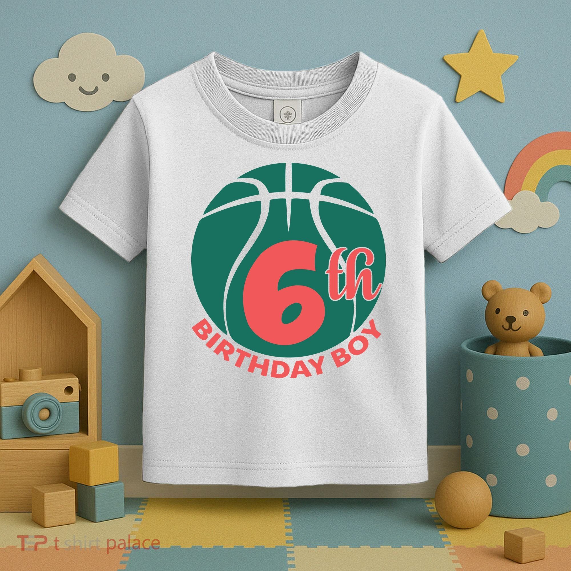 6th Birthday Boy Gift For Birthday Toddler T-Shirt