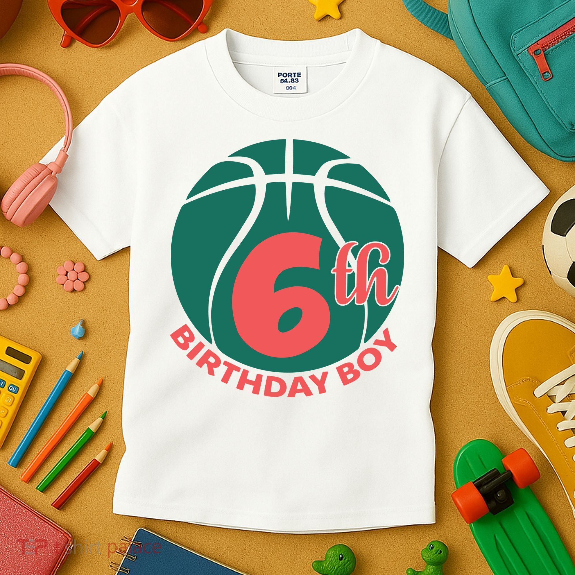 6th Birthday Boy Gift For Birthday Kids T-Shirt
