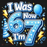 6-7 Birthday Boy 7 Years Old I Was 6 Now I'm 7 Kids T-Shirt thumb 4
