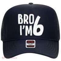 6th Birthday Boy Bro I’M 6 Year Old Six Bday Hat thumb 0