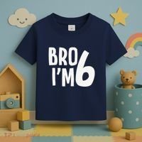 6th Birthday Boy Bro I’M 6 Year Old Six Bday Toddler T-Shirt thumb 3