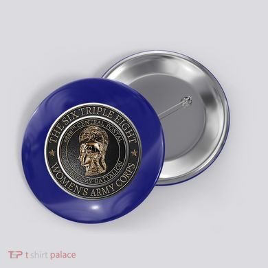 6888th Battalion Black History Tribute Button