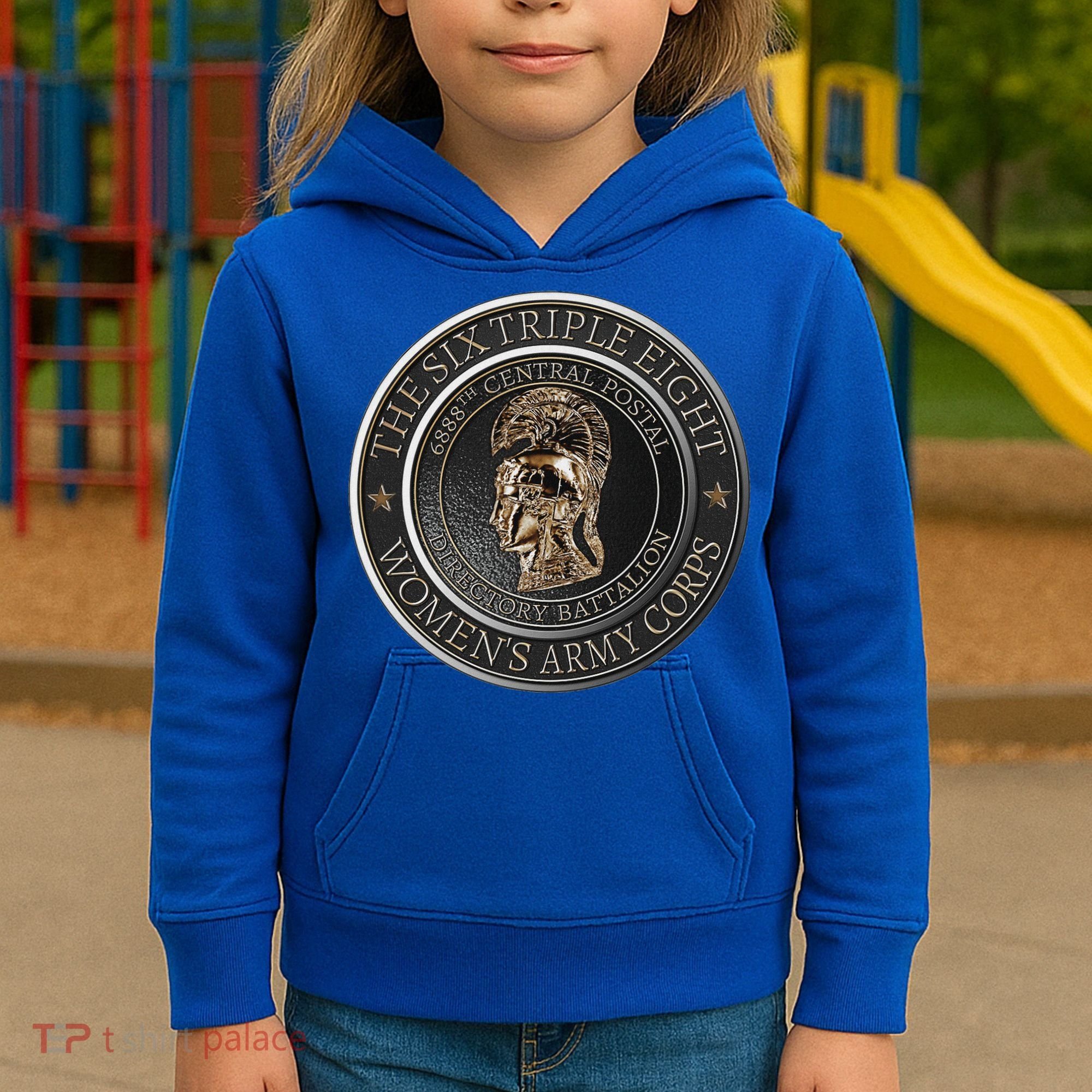6888th Battalion Black History Tribute Kids Hoodie