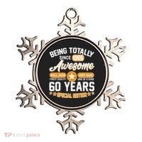 60th Birthday Being Totally Awesome Since 1966 Special Edition  Ornament thumb 0