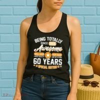 60th Birthday Being Totally Awesome Since 1966 Special Edition  Women's Tank Top thumb 2