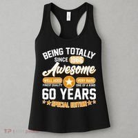 60th Birthday Being Totally Awesome Since 1966 Special Edition  Women's Tank Top thumb 3