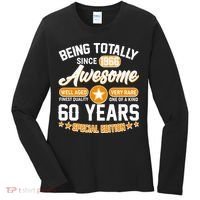 60th Birthday Being Totally Awesome Since 1966 Special Edition  Women's Long Sleeve Shirt thumb 0