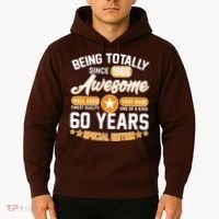60th Birthday Being Totally Awesome Since 1966 Special Edition  Hoodie thumb 2