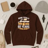 60th Birthday Being Totally Awesome Since 1966 Special Edition  Hoodie thumb 3