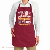 60th Birthday Being Totally Awesome Since 1966 Special Edition  Apron thumb 2